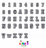 Alphabet Letters Shoe Charms,  Spelling ABC